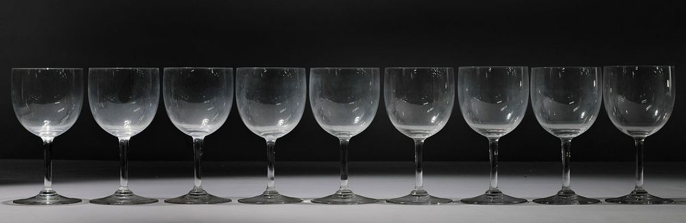 Lot 404: Baccarat Crystal 'Montaigne' Goblet Collection