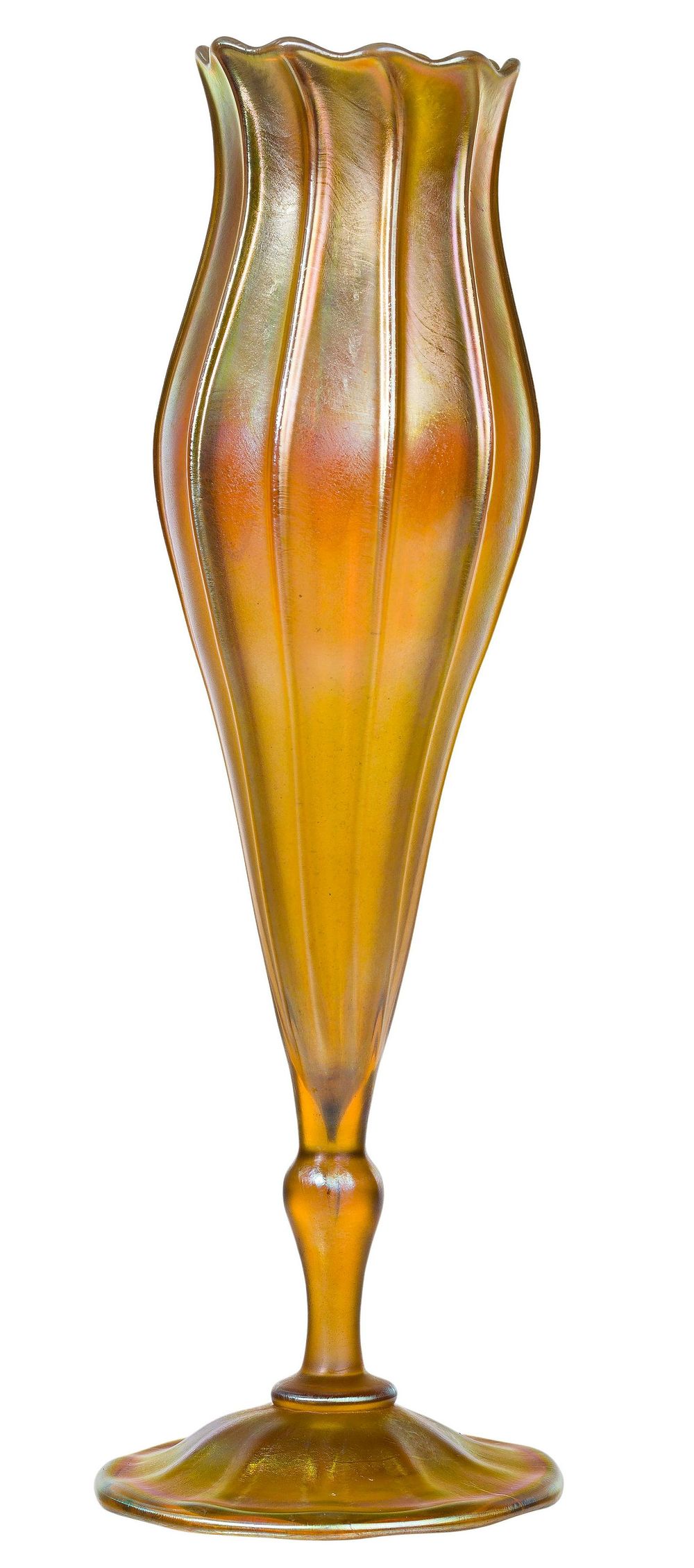Lot 411: Louis Comfort Tiffany Favrile Flora Vase