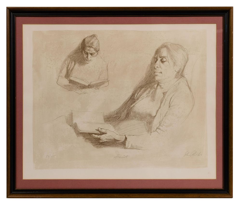 Lot 178: Unknown Artist (20th Century) 'Harriet' Lithograph