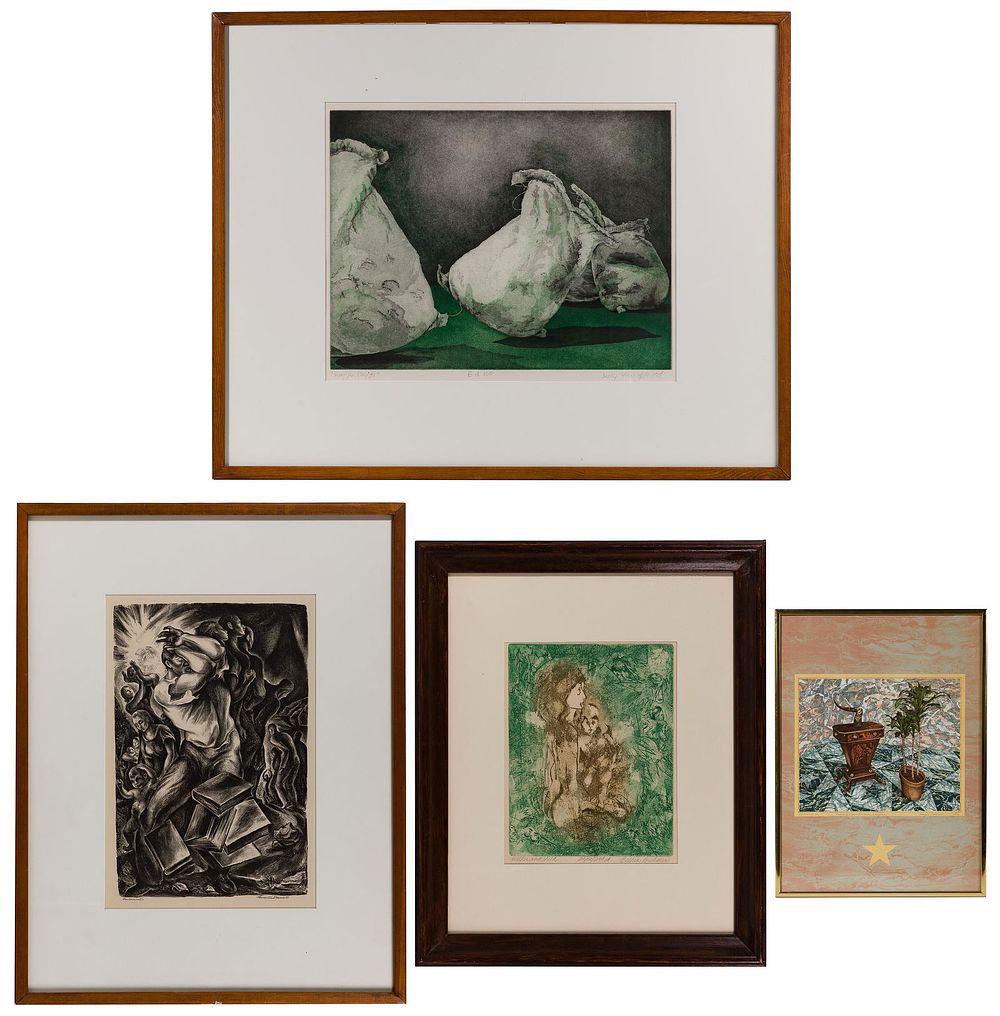 Lot 180: Etching and Lithograph Assortment