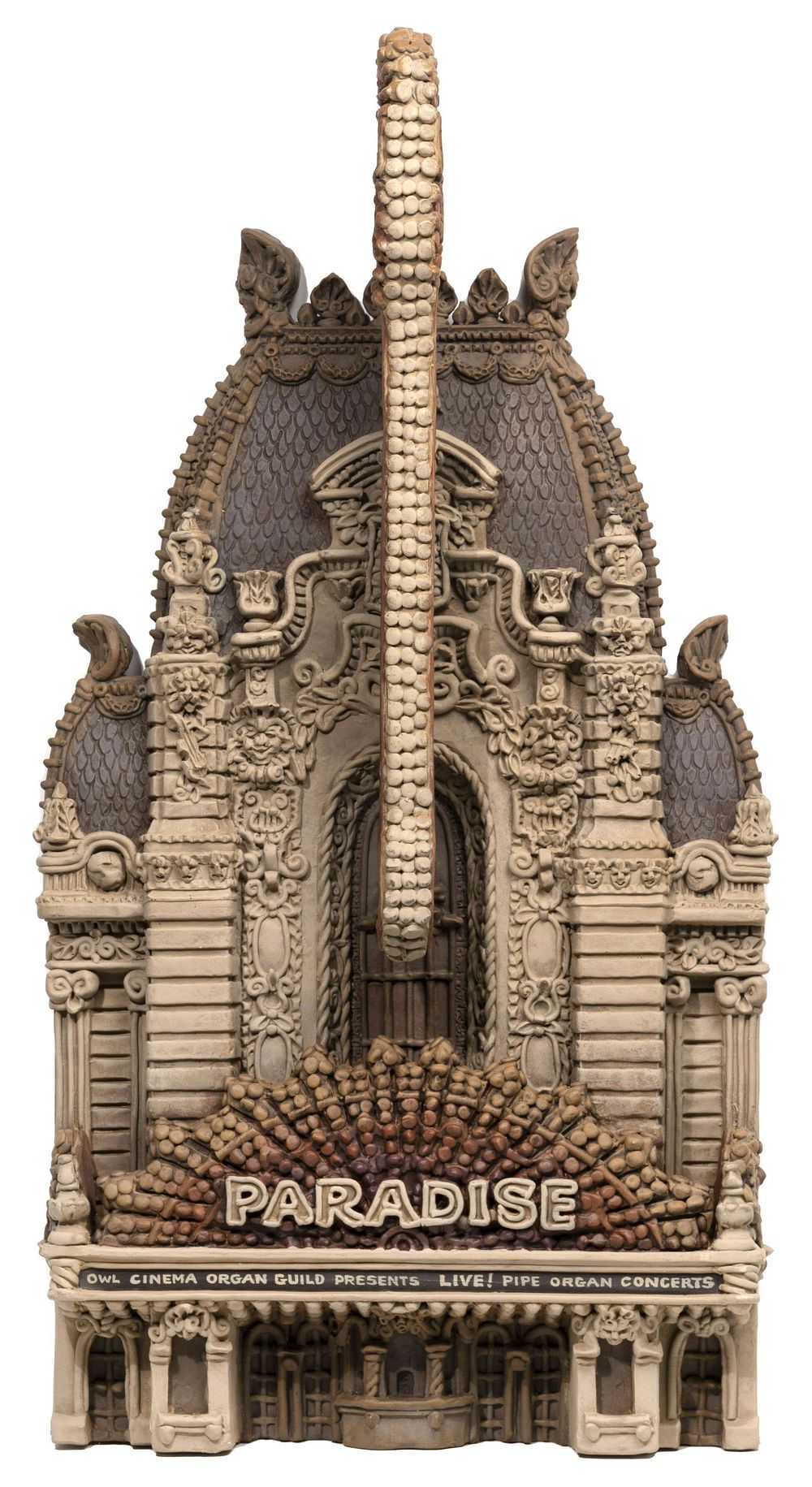 Lot 219: Alice 'Zani' Jacobsen (American, 20th Century) 'Paradise' Theater Plaster Relief