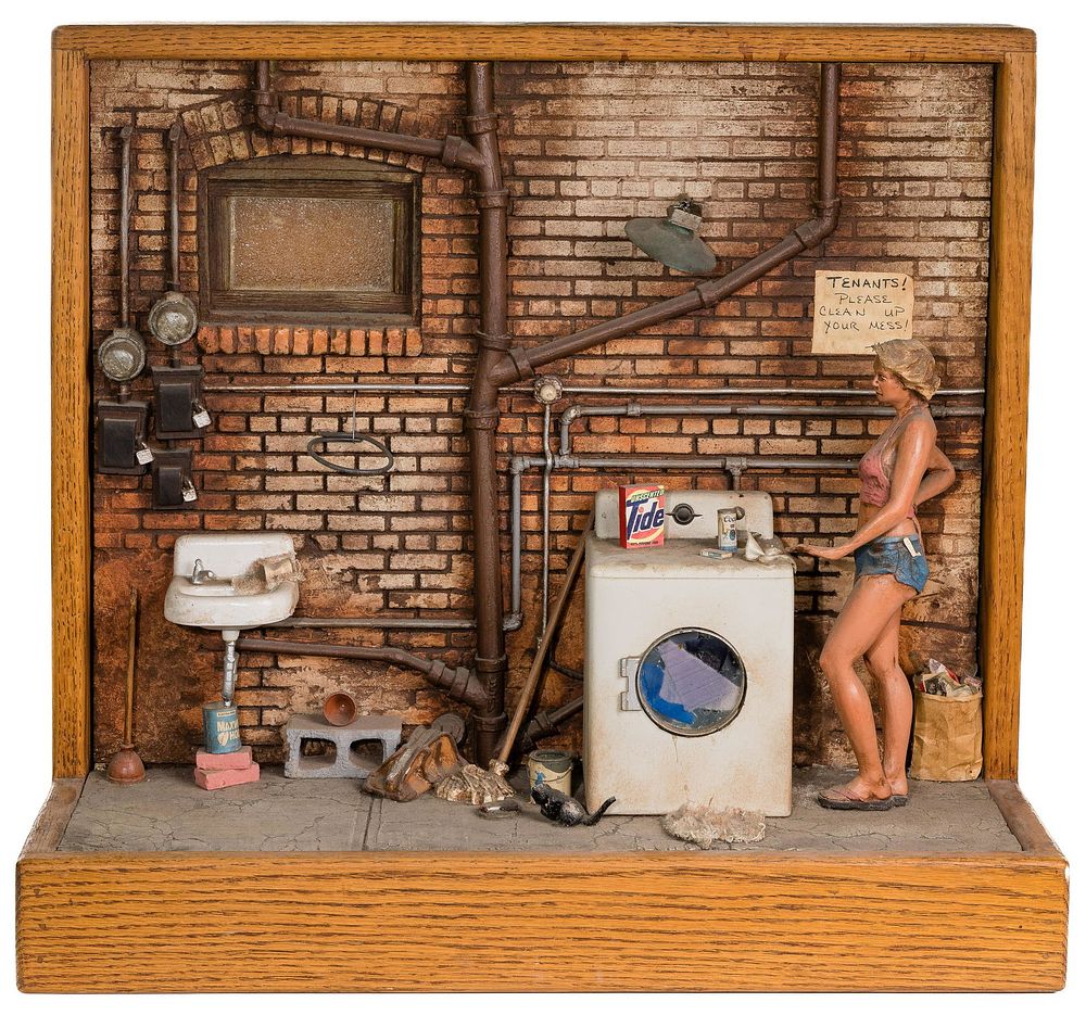 Lot 224: Michael Garman (American, 1938-2021) Diorama