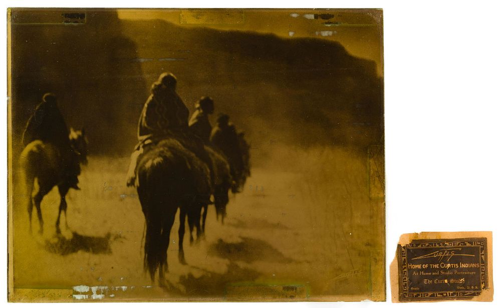 Lot 228: Edward Curtis (American, 1868-1952) 'The Vanishing Race' Orotone Print