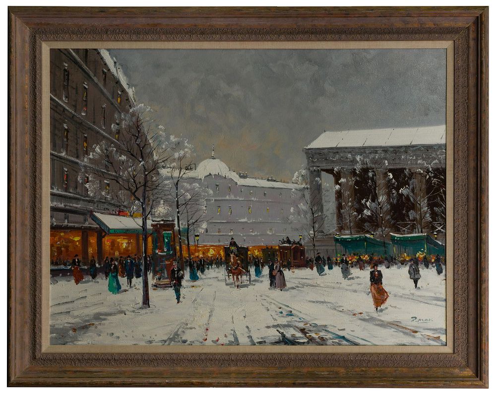 Lot 231: P. Mak (Canadian, b.1958) Oil on Canvas