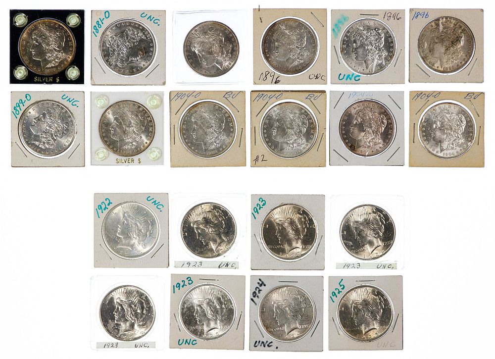 Lot 238: Morgan and Peace $1 Assortment