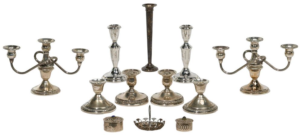 Lot 262: Sterling Silver Object Assortment