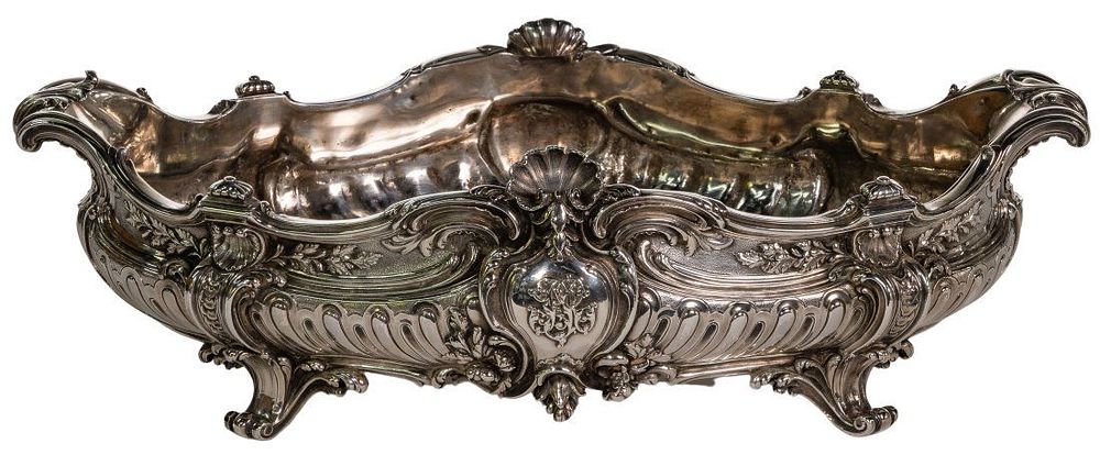 Lot 266: Odiot Paris Silver Centerpiece