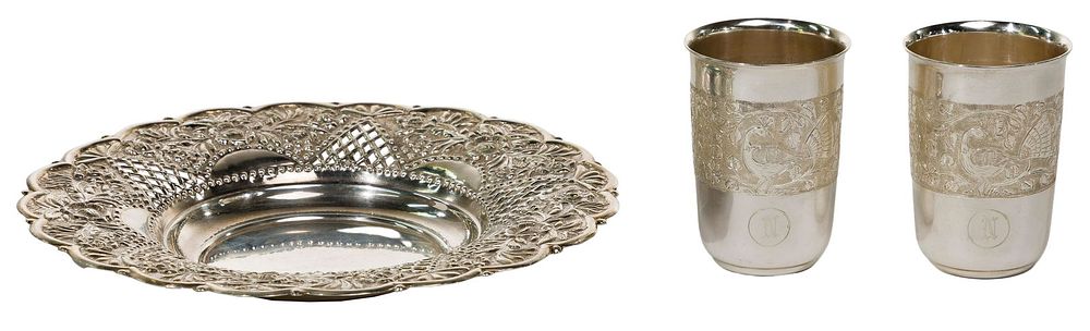 Lot 267: Ohannes H. Archag Sterling Silver Hollowware Assortment