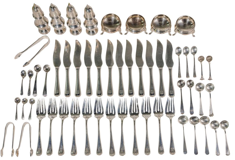 Lot 270: Sterling Silver Table Article Assortment