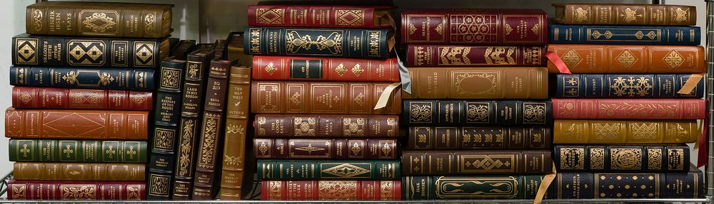 Lot 303: Franklin Library 'Collected Stories / World's Greatest Writers' Book Assortment