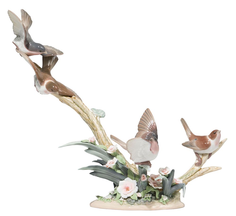 Lot 339: Lladro #1462 'Flock of Birds' Figurine