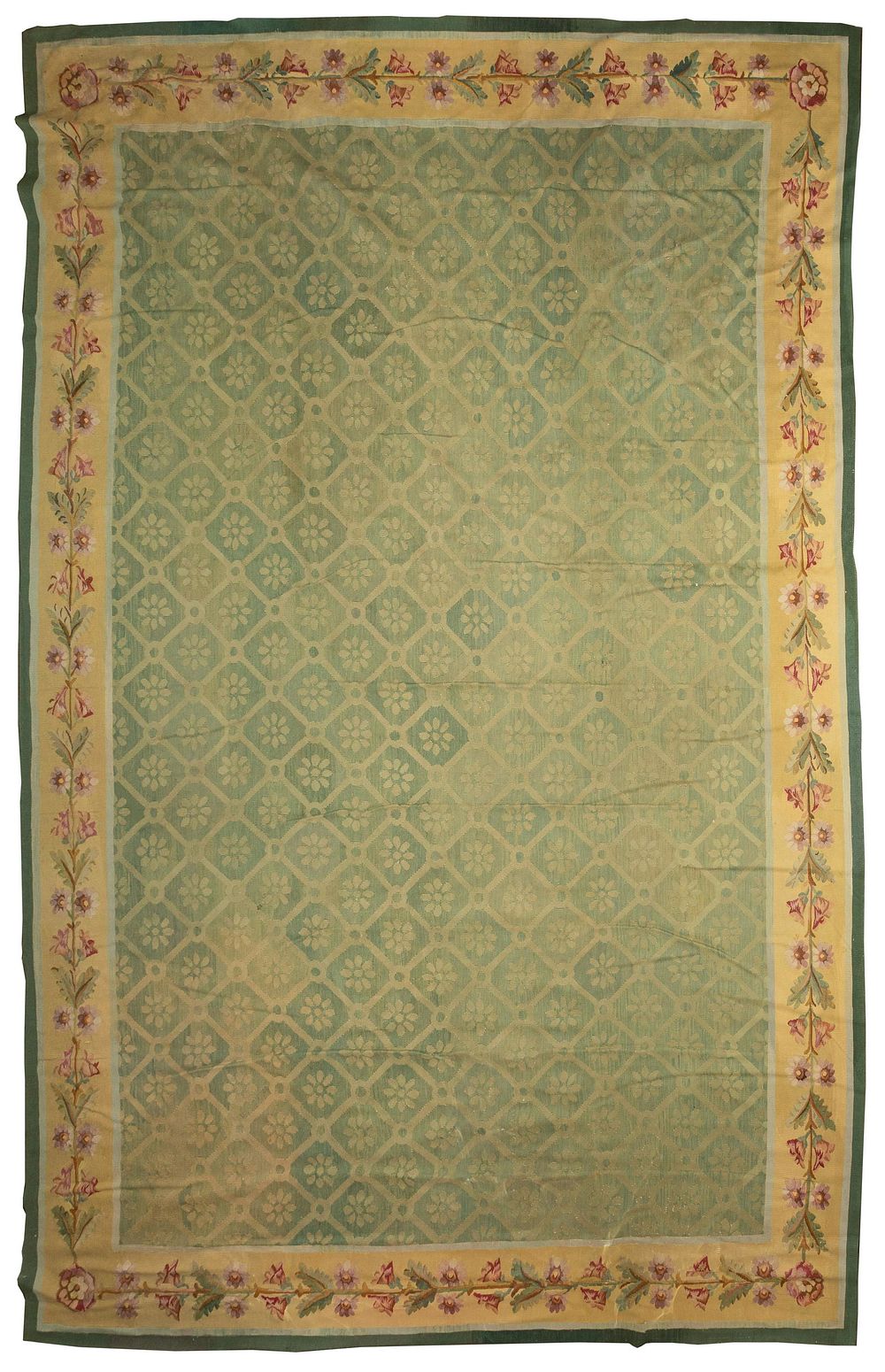 Lot 397: Aubusson Style Needlepoint Rug