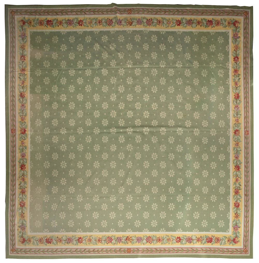 Lot 398: Aubusson Style Needlepoint Rug