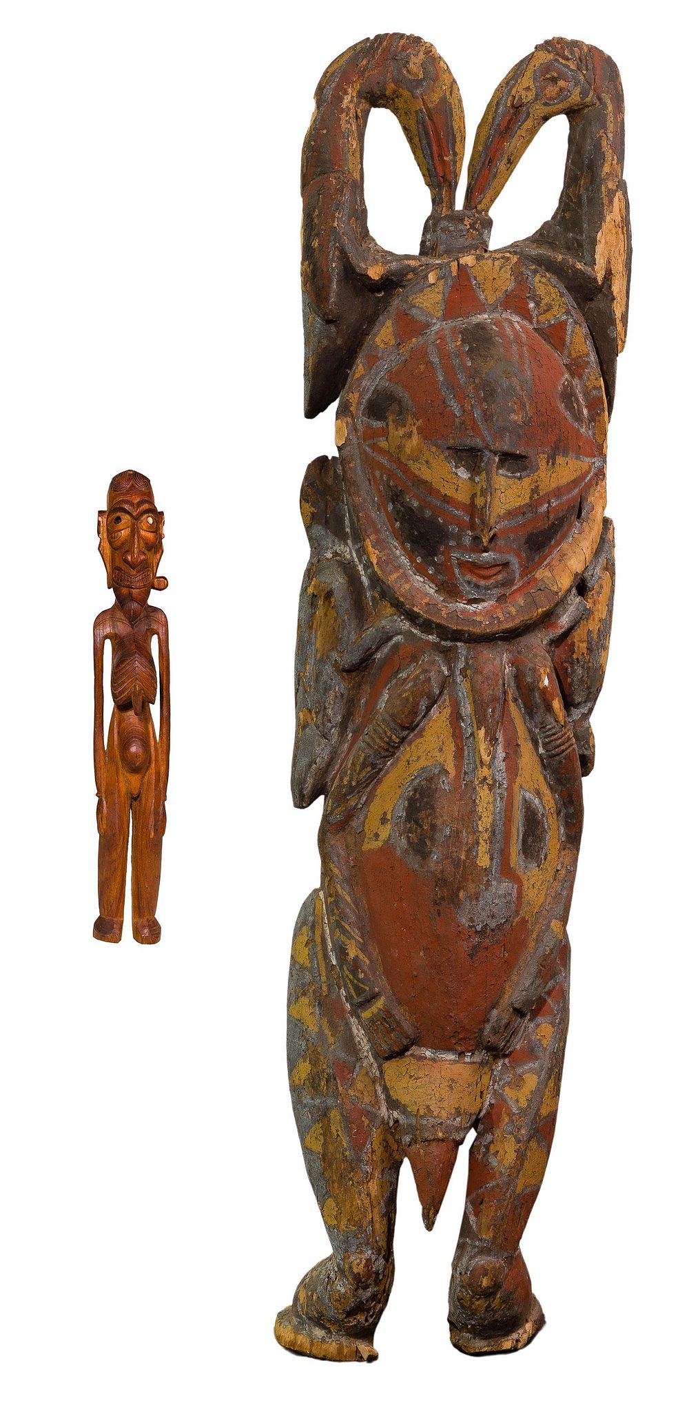 Lot 436: Oceanic Carved Wood Figure