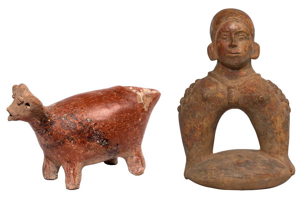 Lot 443: Pre-Columbian Colima Pottery Effigy