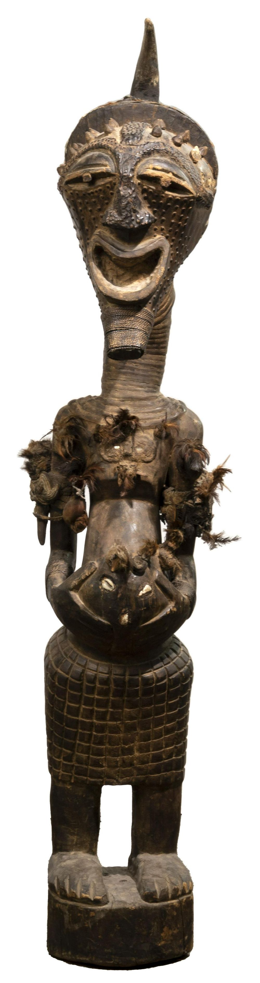 Lot 455: African Songye Fetish Figure