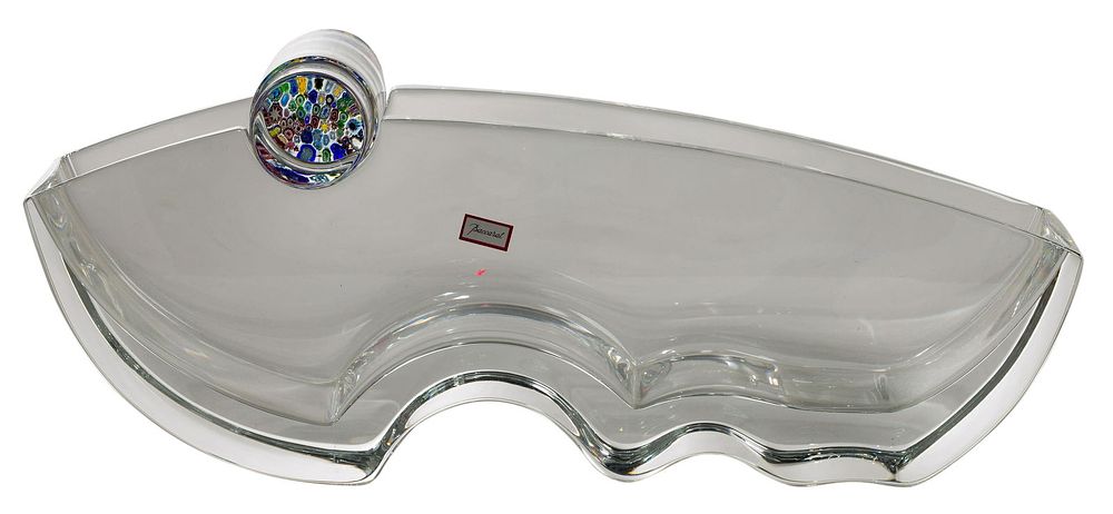 Lot 462: Thomas Bastide for Baccarat Crystal 'Oceanie' Vase