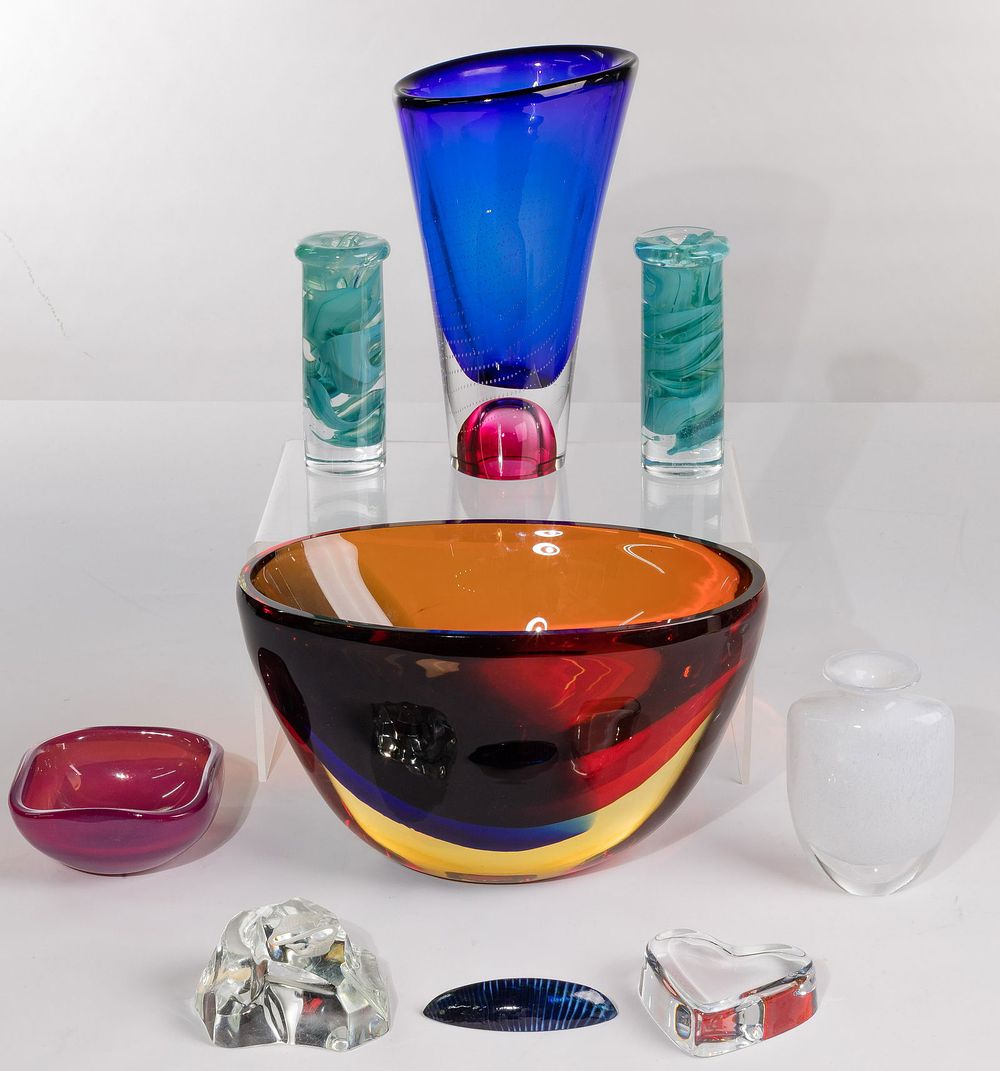 Lot 465: Art Glass and Crystal Assortment