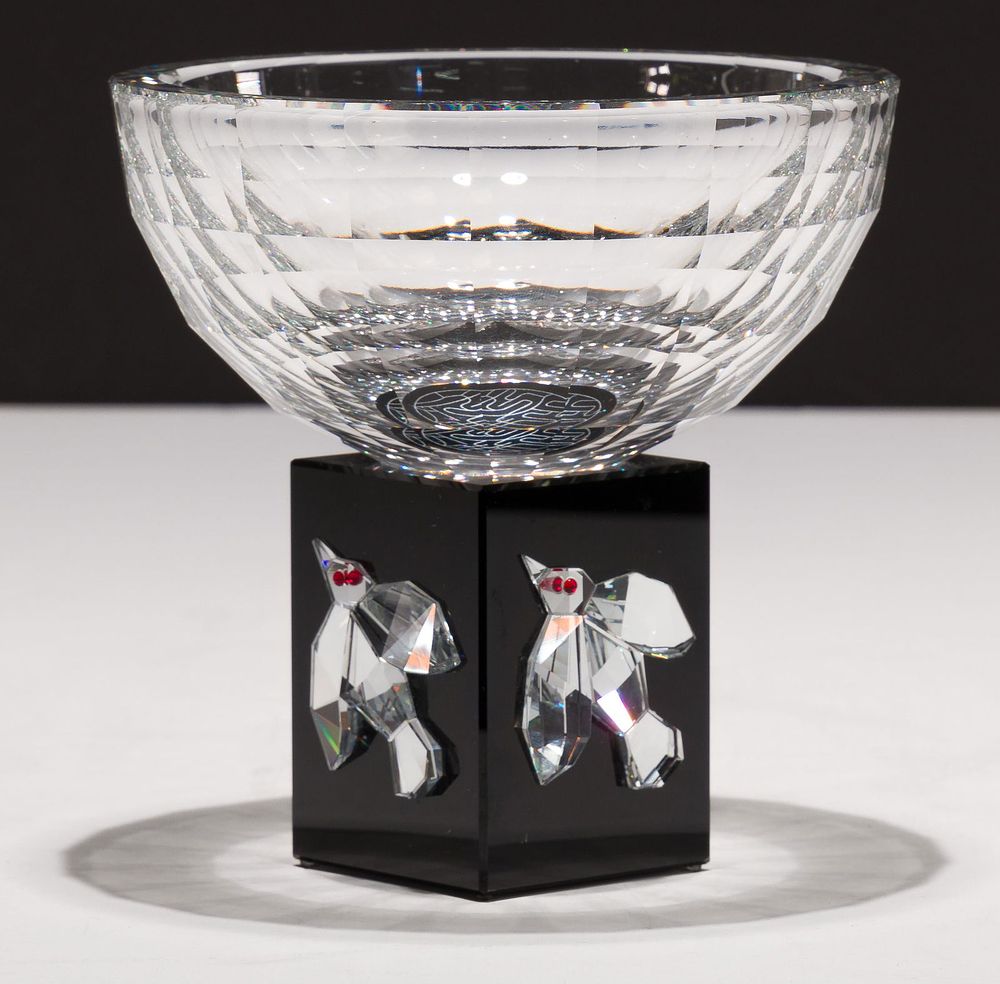 Lot 494: Kazumasa Nagai for Swarovski Crystal #215555 'WA' Bowl