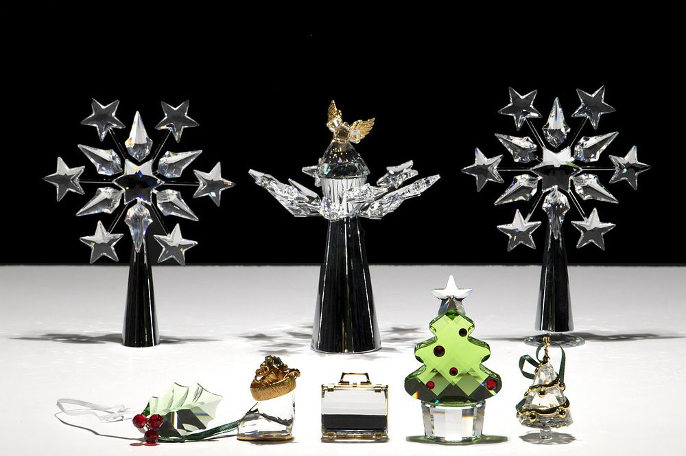 Lot 500: Swarovski Crystal Christmas Assortment