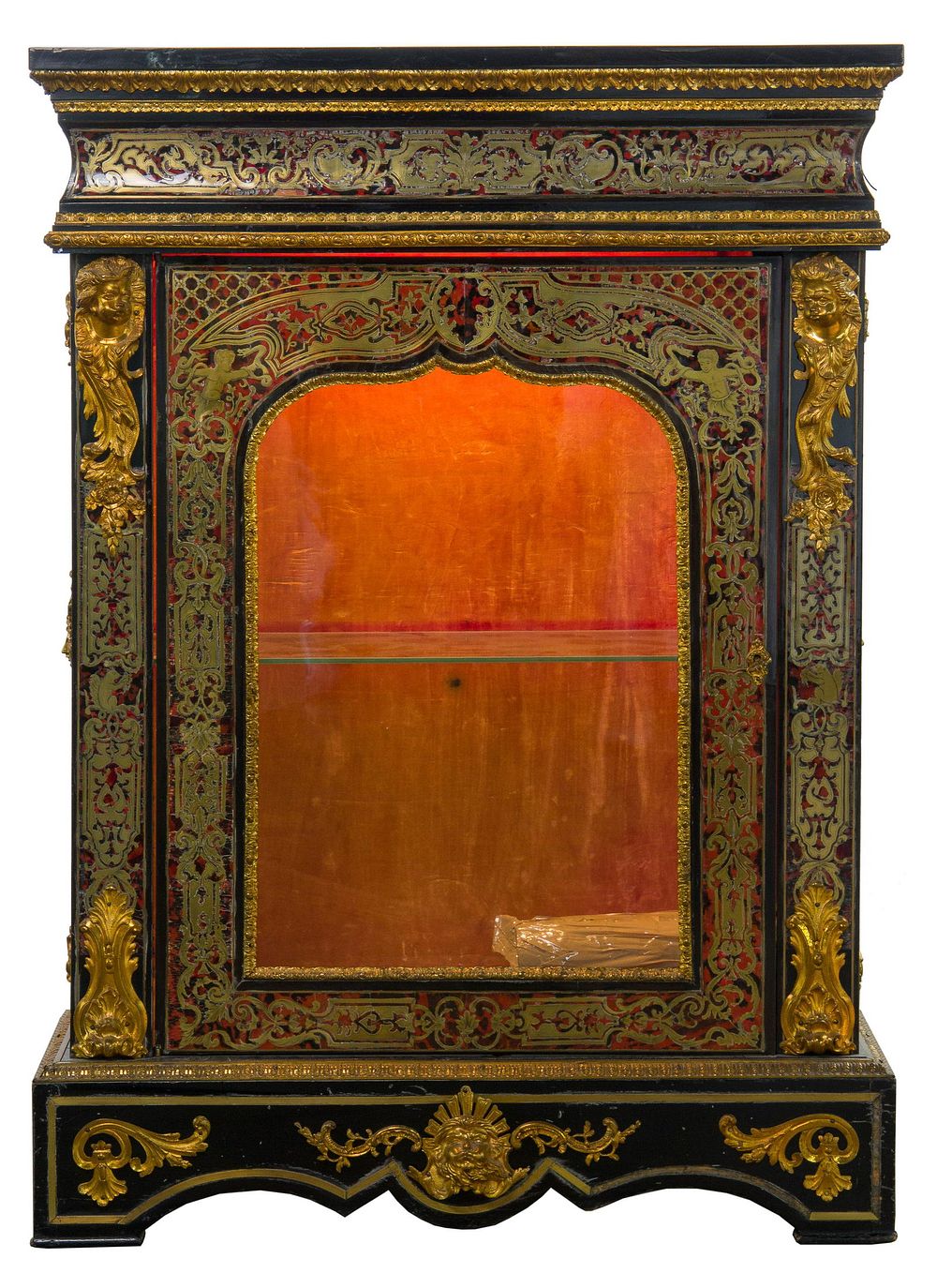 Lot 534: French Boulle Style Lighted Cabinet