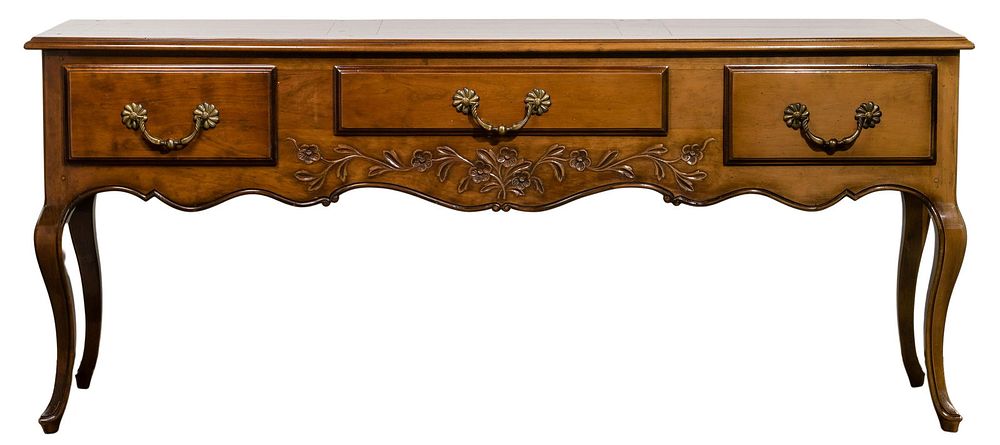 Lot 537: Richelieu French Carved Fruitwood Sideboard