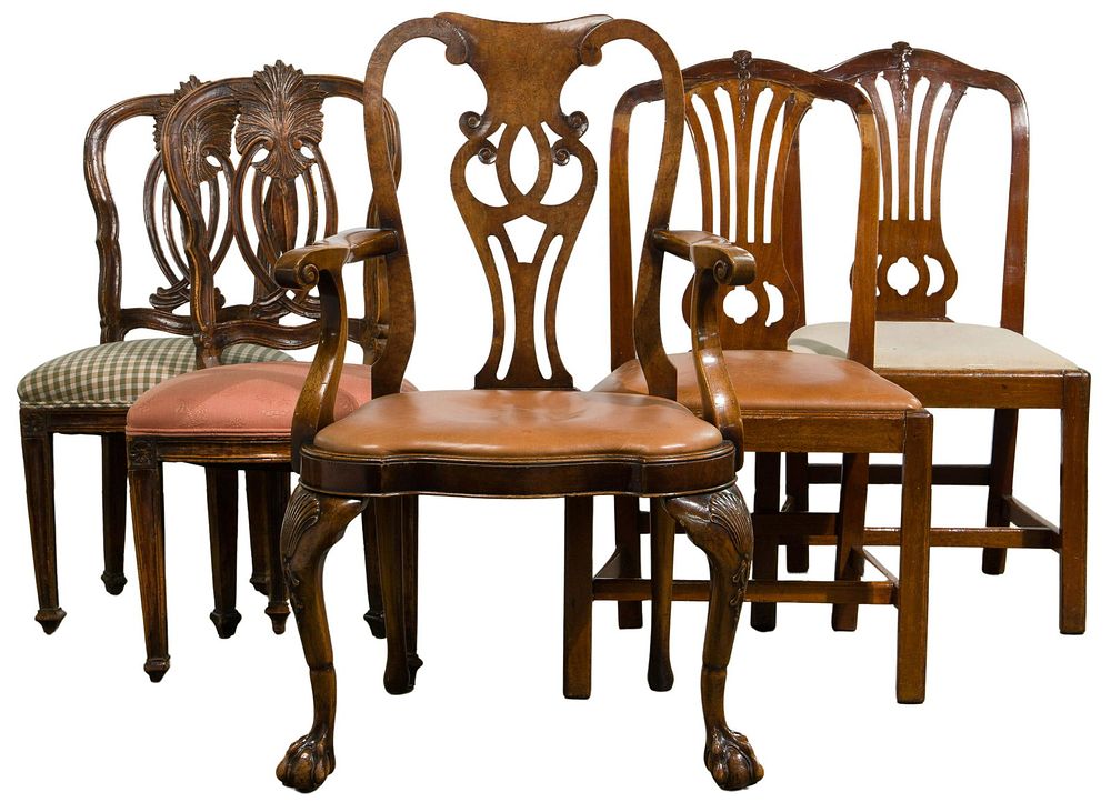 Lot 540: Upholstered Chair Assortment