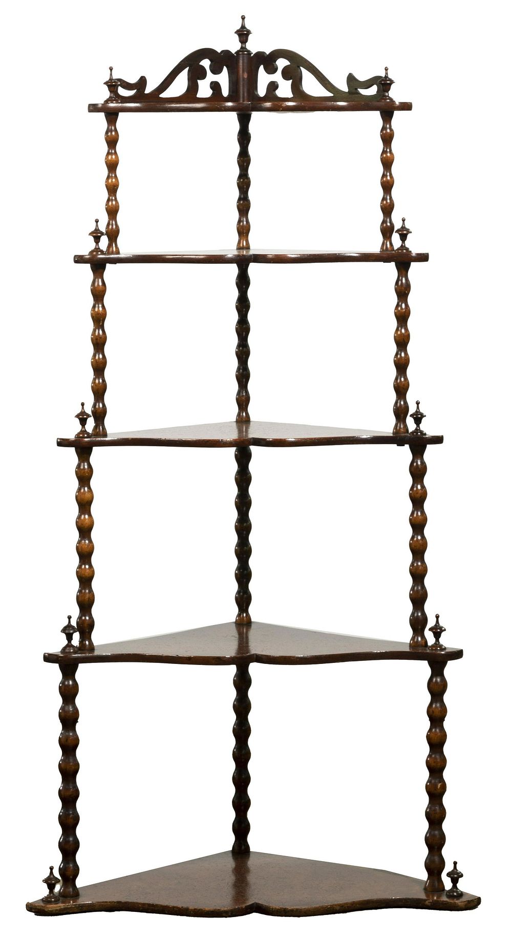 Lot 542: English Mahogany Etagere