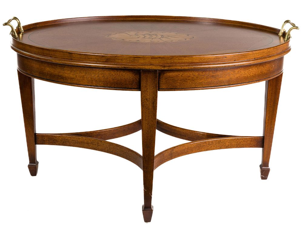 Lot 554: Henredon Historic Natchez Collection Coffee Table
