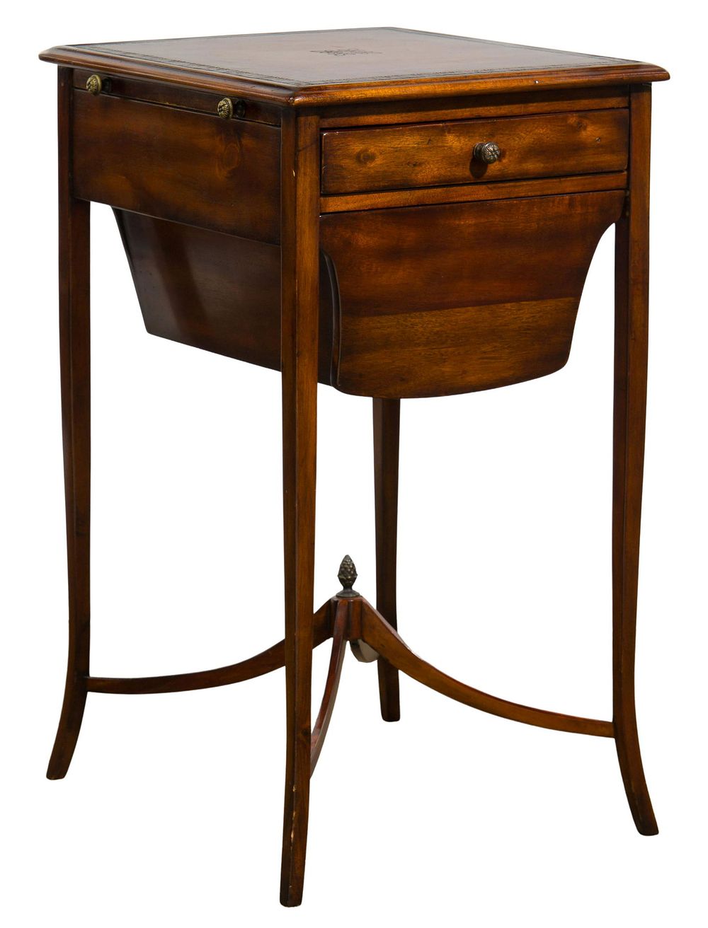 Lot 560: (Attributed to) Theodore Alexander Mahogany Lamp Table