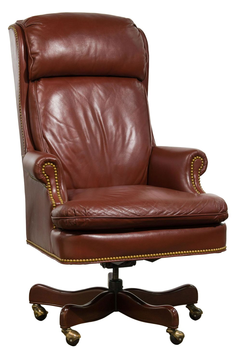 Lot 562: Hancock & Moore Leather Chair