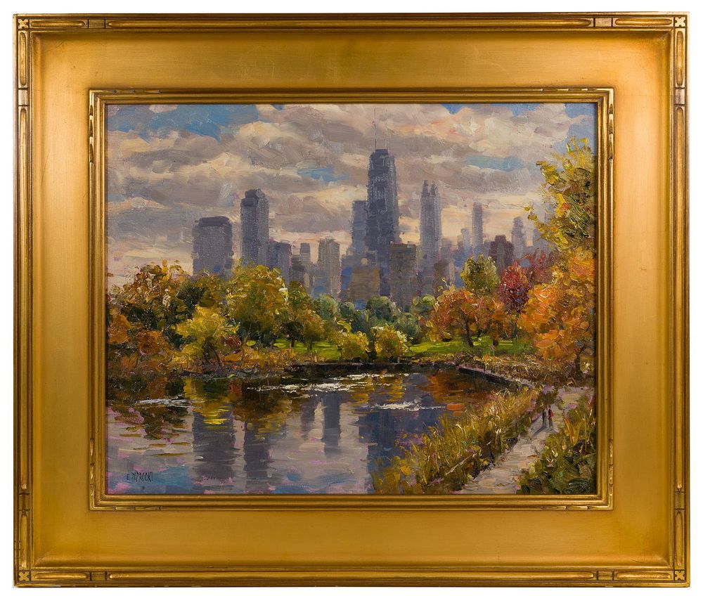 Lot 170: Eugene Paprocki (American, b.1971) Oil on Canvas