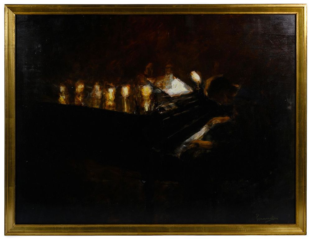 Lot 173: Jim Pennington (American, b.1972) Oil on Panel