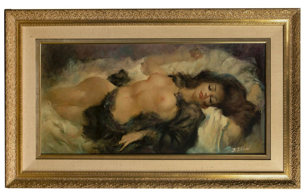 Lot 174: Julian Ritter (American, 1909-2000) Oil On Board