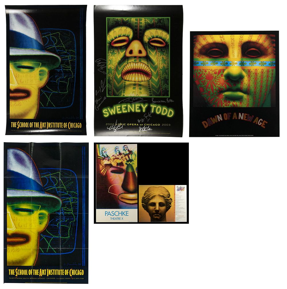 Lot 215: Ed Paschke (American, 1939-2004) Poster Assortment