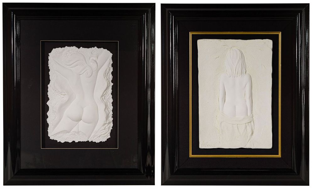 Lot 298: Bill Mack (American, b.1944) Bonded Sand Alto-Relief Sculpture