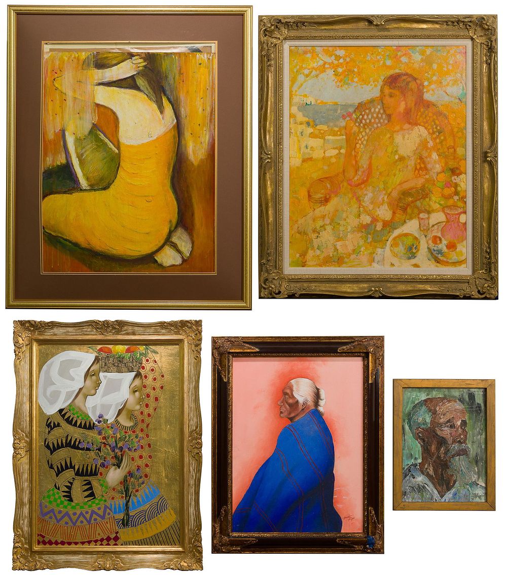 Lot 313: Oil Painting Assortment