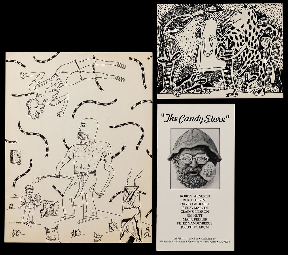 Lot 315: Jim Nutt (American, b.1938) and Related Ephemera Assortment