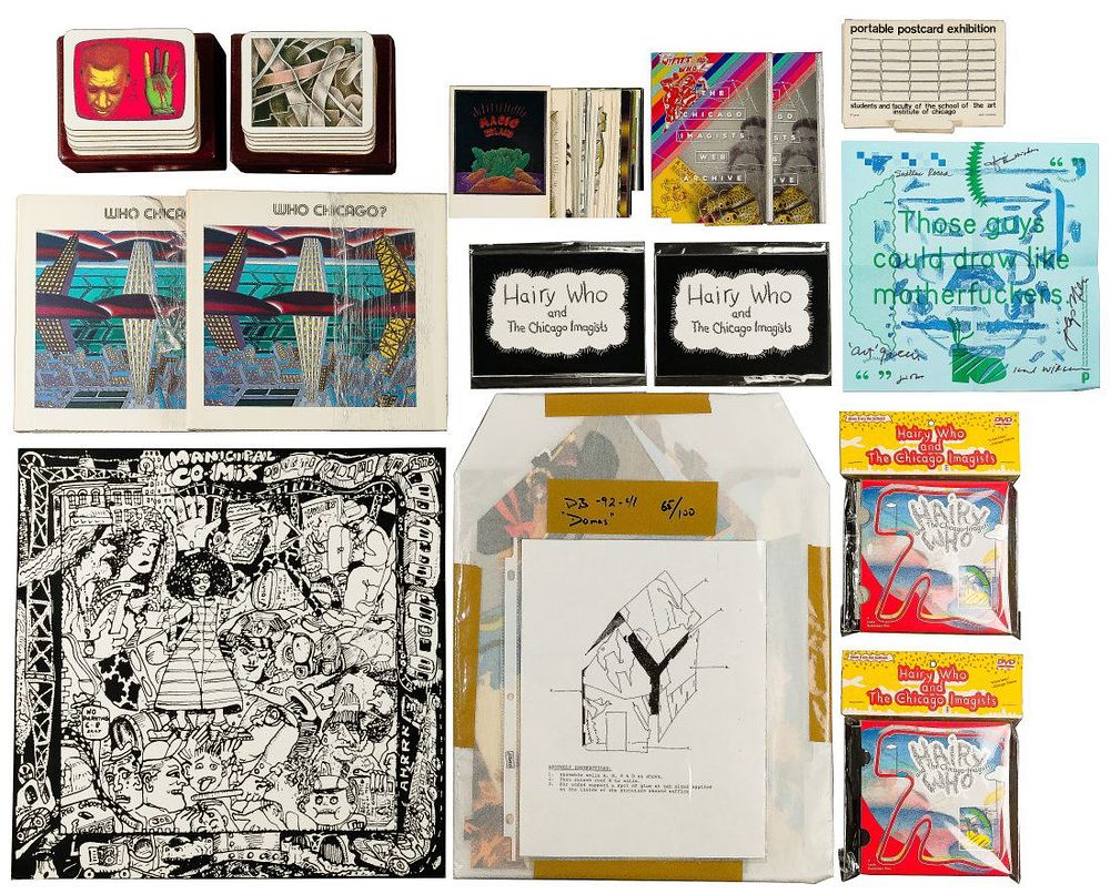 Lot 325: Chicago Imagist Artwork Assortment