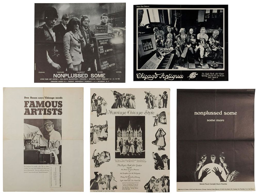 Lot 327: Chicago Imagist Poster Assortment