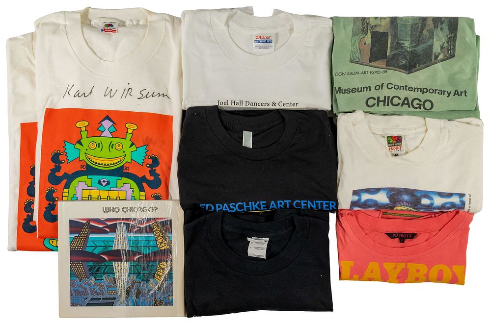 Lot 342: Chicago Imagist T-Shirt Assortment
