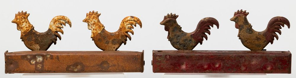 Lot 378: Hoffman Arcade Roosters