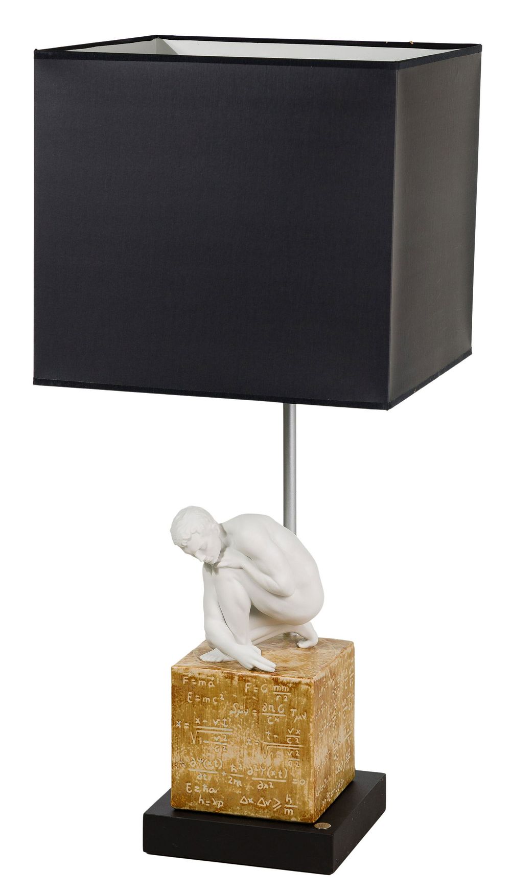 Lot 395: Lladro #3058 'Scientia' Figurine Lamp