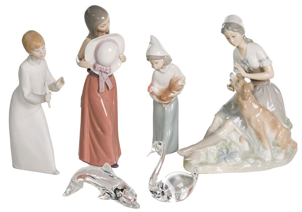 Lot 406: Lladro Figurines