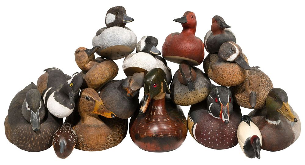 Lot 411: Carved Wood Duck Assortment