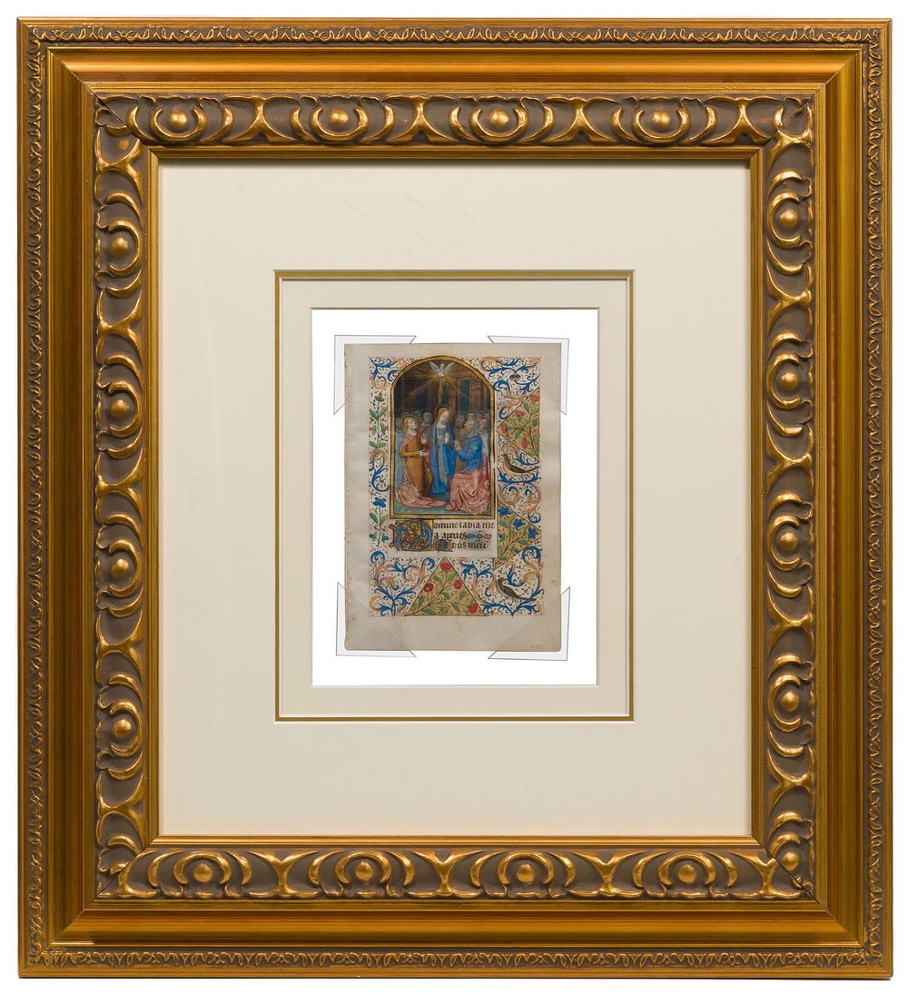 Lot 420: Illuminated Manuscript on Vellum