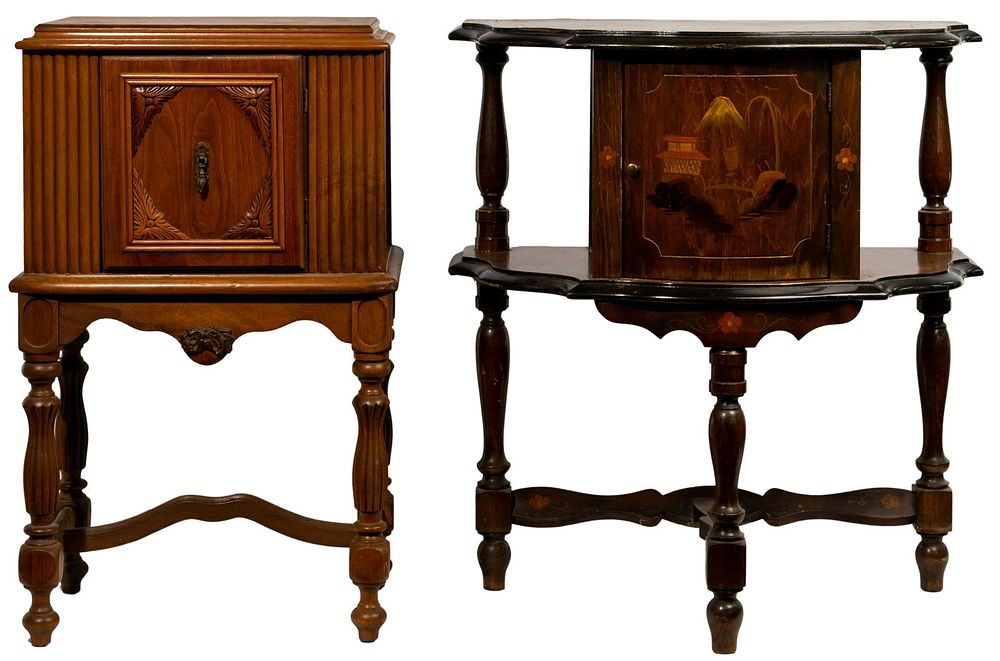 Lot 423: Humidors / Smoking Side Tables