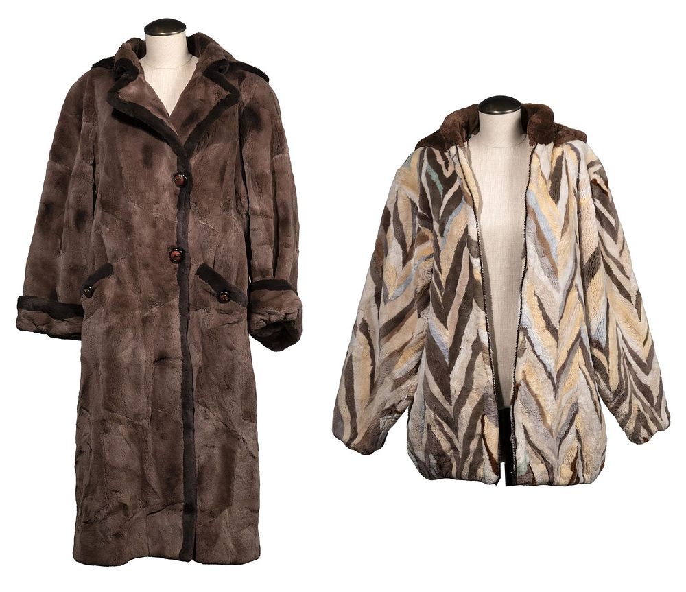 Lot 433: Sheared Beaver Coats