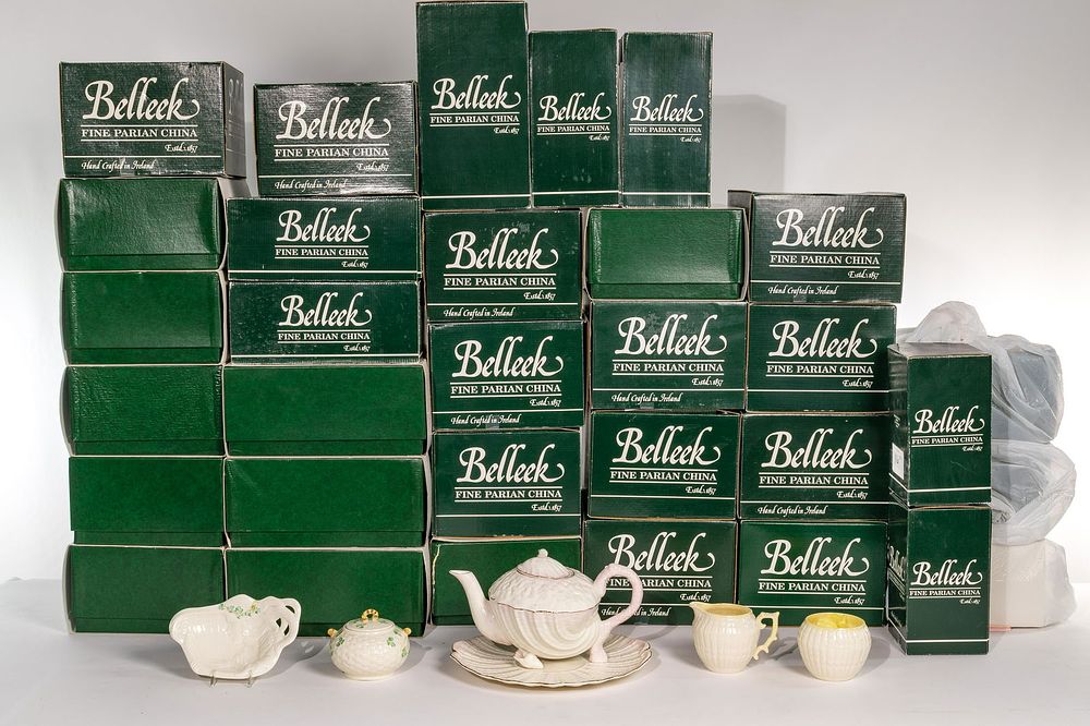 Lot 445: Belleek Porcelain Assortment