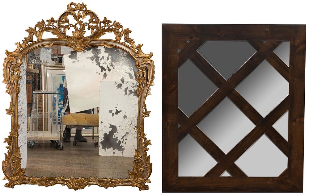 Lot 460: John Richard Gilt Composite Wall Mirror